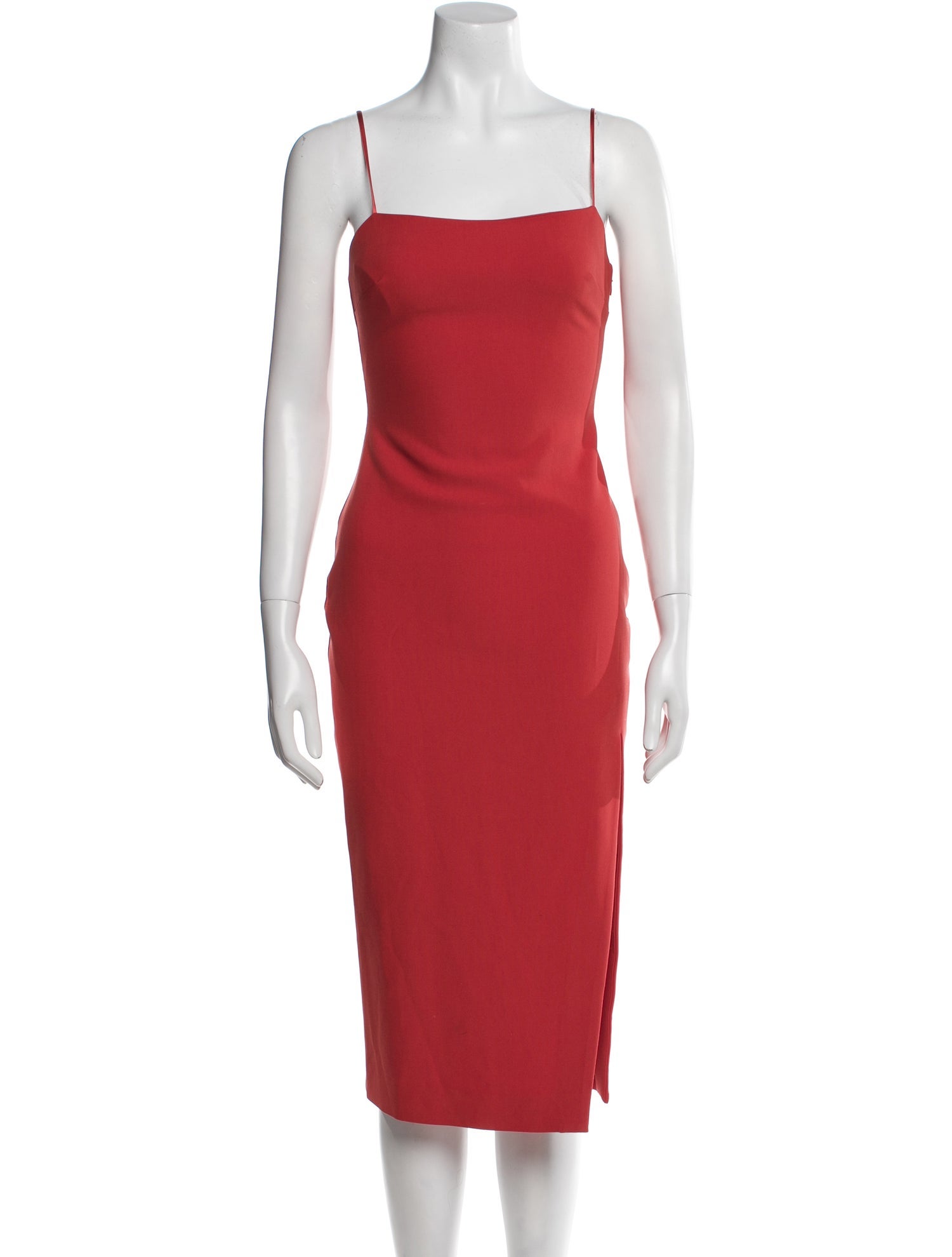 Cinq à Sept Square Neckline Midi Length Dress